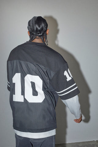 Everlast® EVERLAST BOXY FOOTBALL MESH JERSEY SS T-shirt Black