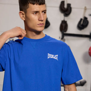 Everlast® EVERLAST Mens SS Oversized Iconic Logo Tee T-shirt Blue