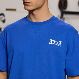 Everlast® EVERLAST Mens SS Oversized Iconic Logo Tee T-shirt Blue