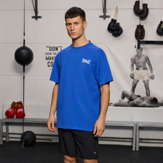 Everlast® EVERLAST Mens SS Oversized Iconic Logo Tee T-shirt Blue