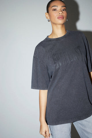 Everlast® EVERLAST WASHED BOX FIT LOGO TEE T-shirt Black