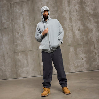 Everlast® EVERLAST WASHED OVERSIZED SWEAT CARDIGAN Hoodie Blue