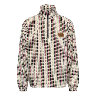 Everlast® DAPPER HALF ZIP Fleece 220 Off White Check
