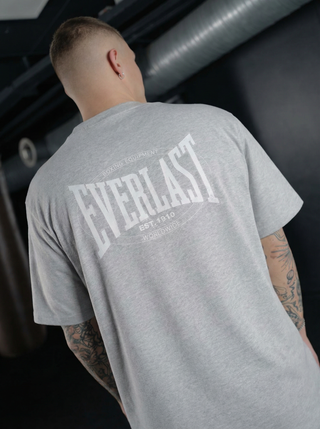 Everlast® EVERLAST BACK LOGO SS TEE T-shirt 413 Light Grey melange