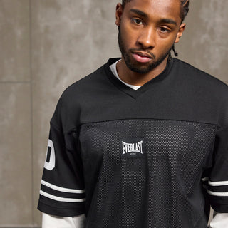Everlast® EVERLAST BOXY FOOTBALL MESH JERSEY SS T-shirt Black