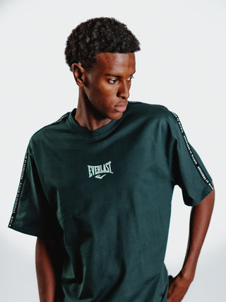 Everlast® EVERLAST Mens SS Oversized Heavyweight Greatness Is Within Tee T-shirt Green