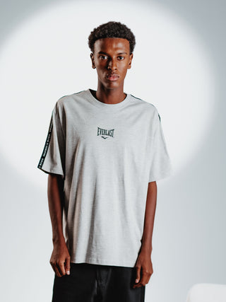 Everlast® EVERLAST Mens SS Oversized Heavyweight Greatness Is Within Tee T-shirt Grey