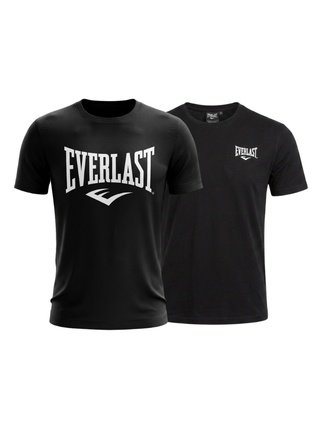 Everlast® Sport EVERLAST Unisex Iconic Maximized Logo Tee T-shirt Black