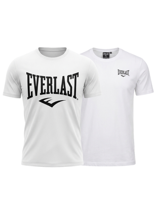 Everlast® Sport EVERLAST Unisex Iconic Maximized Logo Tee T-shirt White