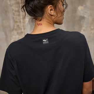 Everlast® EVERLAST Womens SS Oversized Iconic Cotton Stretch Tee T-shirt Black