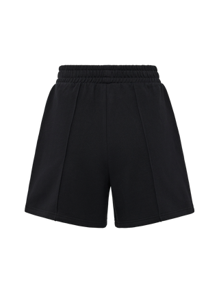 Everlast® Sport EVERLAST Womens Wide Pintuck Sweat Shorts Shorts Black