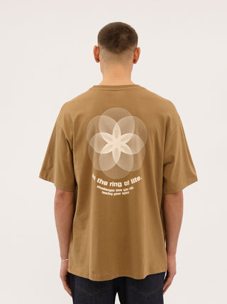 Everlast® INNER RING TEE T-shirt LIGHT BROWN