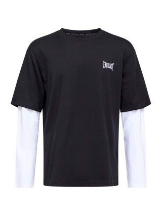 Everlast® LAYERED BACK LOGO CAMO LS T-shirt Black