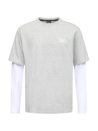 Everlast® LAYERED BACK LOGO LS T-shirt Grey
