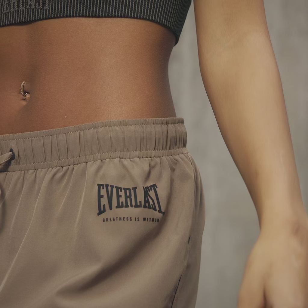 Everlast® EVERLAST Womens Athletic Training Shorts EVERDRI ™ Shorts Sand